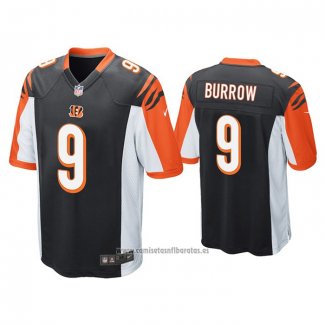 Camiseta NFL Game Cincinnati Bengals Joe Burrow Negro