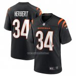 Camiseta NFL Game Cincinnati Bengals Khalil Herbert Negro