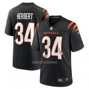 Camiseta NFL Game Cincinnati Bengals Khalil Herbert Negro