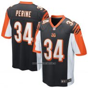 Camiseta NFL Game Cincinnati Bengals Samaje Perine Negro