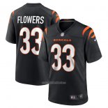 Camiseta NFL Game Cincinnati Bengals Tre Flowers Negro