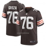 Camiseta NFL Game Cleveland Browns Lou Groza Retired Marron
