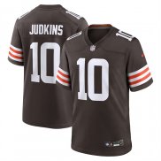 Camiseta NFL Game Cleveland Browns Quinshon Judkins 2025 Draft Marron