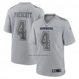 Camiseta NFL Game Dallas Cowboys Dak Prescott Atmosphere Fashion Gris