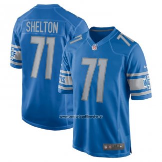 Camiseta NFL Game Detroit Lions Danny Shelton Azul