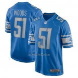 Camiseta NFL Game Detroit Lions Josh Woods Azul