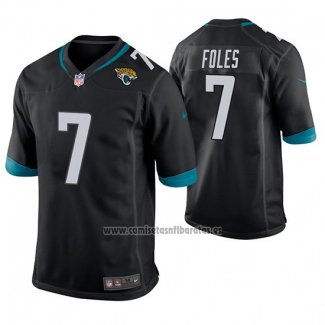 Camiseta NFL Game Jacksonville Jaguars Nick Foles Negro