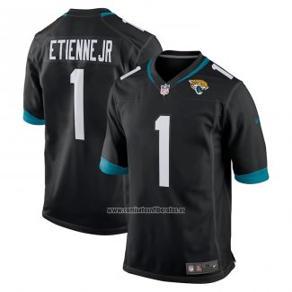 Camiseta NFL Game Jacksonville Jaguars Travis Etienne Negro