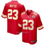 Camiseta NFL Game Kansas City Chiefs Armani Watts 23 Rojo