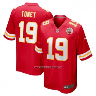 Camiseta NFL Game Kansas City Chiefs Kadarius Toney Rojo