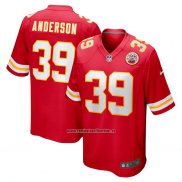 Camiseta NFL Game Kansas City Chiefs Zayne Anderson Rojo