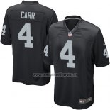 Camiseta NFL Game Las Vegas Raiders Carr Negro