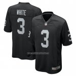 Camiseta NFL Game Las Vegas Raiders Zamir White Negro