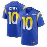 Camiseta NFL Game Los Angeles Rams Britain Covey Azul