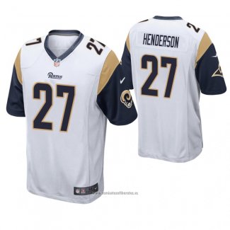 Camiseta NFL Game Los Angeles Rams Darrell Henderson Blanco