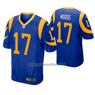 Camiseta NFL Game Los Angeles Rams Robert Woods Azul Amarillo