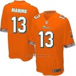 Camiseta NFL Game Miami Dolphins 13 Men Dan Marino Naranja