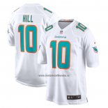 Camiseta NFL Game Miami Dolphins Tyreek Hill 10 Blanco