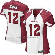 Camiseta NFL Game Mujer Arizona Cardinals Brown Blanco Rojo