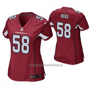 Camiseta NFL Game Mujer Arizona Cardinals Jordan Hicks Rojo