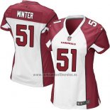 Camiseta NFL Game Mujer Arizona Cardinals Minter Blanco Rojo