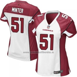 Camiseta NFL Game Mujer Arizona Cardinals Minter Blanco Rojo