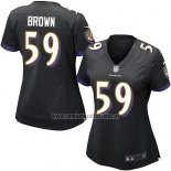Camiseta NFL Game Mujer Baltimore Ravens Brown Negro
