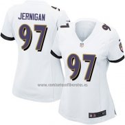 Camiseta NFL Game Mujer Baltimore Ravens Jernigan Blanco