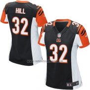 Camiseta NFL Game Mujer Cincinnati Bengals Hill Negro