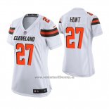 Camiseta NFL Game Mujer Cleveland Browns Kareem Hunt Blanco