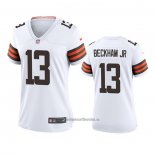 Camiseta NFL Game Mujer Cleveland Browns Odell Beckham Jr 2020 Blanco