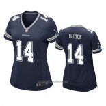 Camiseta NFL Game Mujer Dallas Cowboys Andy Dalton Azul