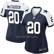 Camiseta NFL Game Mujer Dallas Cowboys McFadden Azul Blanco