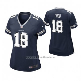 Camiseta NFL Game Mujer Dallas Cowboys Randall Cobb Azul