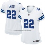 Camiseta NFL Game Mujer Dallas Cowboys Smith Blanco