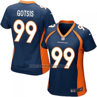 Camiseta NFL Game Mujer Denver Broncos Gotsis Azul