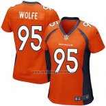 Camiseta NFL Game Mujer Denver Broncos Wolfe Naranja