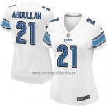 Camiseta NFL Game Mujer Detroit Lions Abdullah Blanco