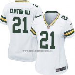 Camiseta NFL Game Mujer Green Bay Packers Clinton Dix Blanco