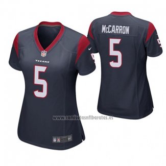 Camiseta NFL Game Mujer Houston Texans Aj McCarron Azul