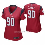 Camiseta NFL Game Mujer Houston Texans Jadeveon Clowney Rojo