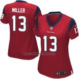 Camiseta NFL Game Mujer Houston Texans Miller Rojo2