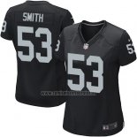 Camiseta NFL Game Mujer Las Vegas Raiders Smith Negro