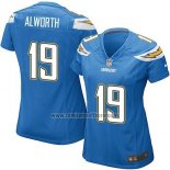 Camiseta NFL Game Mujer Los Angeles Chargers Alworth Azul