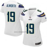 Camiseta NFL Game Mujer Los Angeles Chargers Alworth Blanco