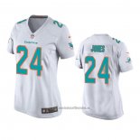 Camiseta NFL Game Mujer Miami Dolphins Byron Jones Blanco