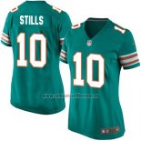 Camiseta NFL Game Mujer Miami Dolphins Stills Verde Oscuro