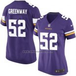 Camiseta NFL Game Mujer Minnesota Vikings Greenway Violeta