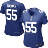 Camiseta NFL Game Mujer New York Giants Thomas Azul