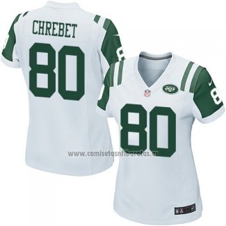 Camiseta NFL Game Mujer New York Jets Chrebet Blanco